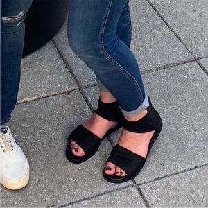 Eileen Fisher Sign NuBuck Sandals